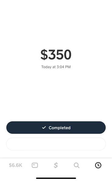 Jessica's Payout Screenshot